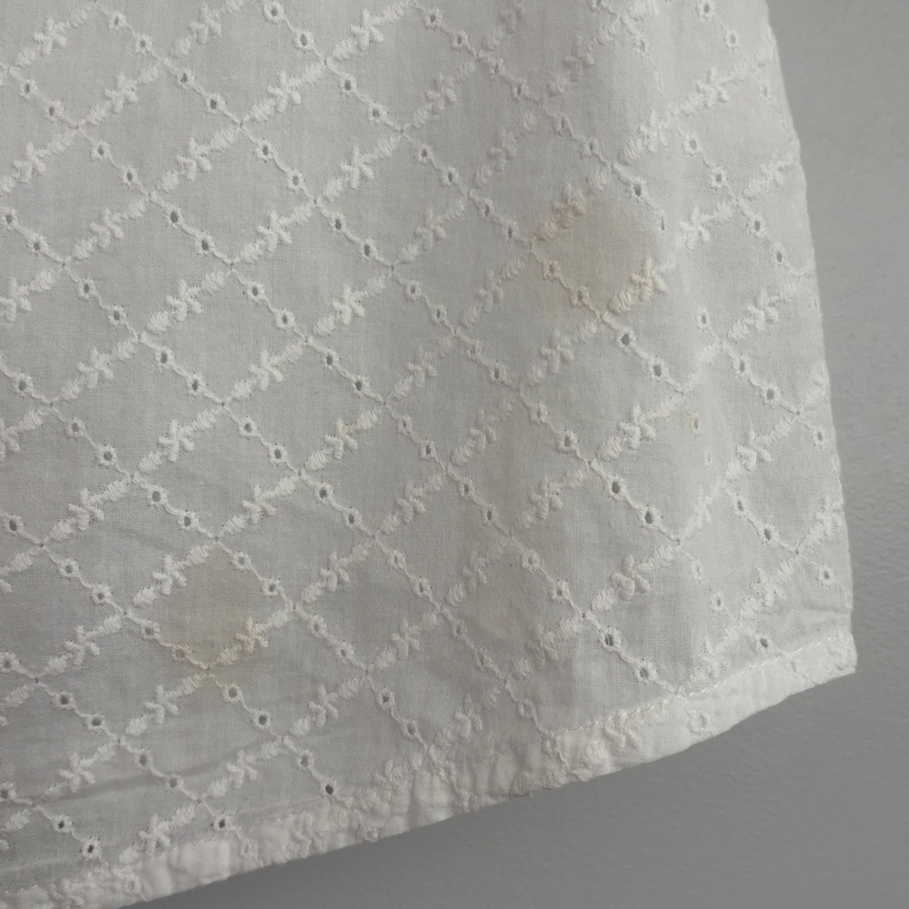 Westport 1962 Cotton Eyelet Button Down Blouse - Picture 12 of 12
